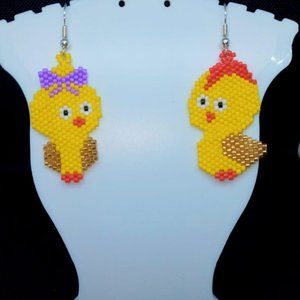 Easter Chick Earrings